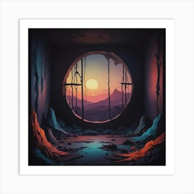 Window In The Desert Art Print