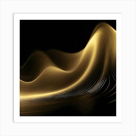 Abstract Wave - Wave Stock Videos & Royalty-Free Footage 2 Art Print