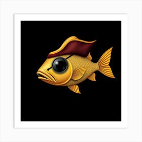 Pirate Fish Art Print