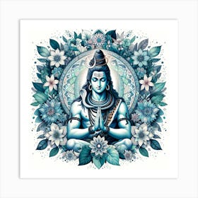 Lord Shiva Canvas Print Art Print