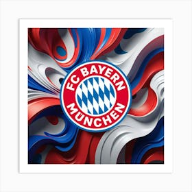 FC Bayern München Logo Wall Art 34 Art Print