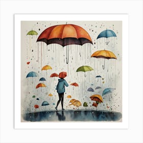 Lifelike Vision Raining Art Print 1 2 Art Print