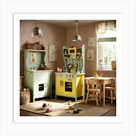 Wooden Play Kitchens Similar To The One On Www Art Print