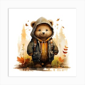 Cute Cub Adorable Bear Art Art Print