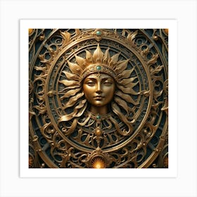 Goddess Of The Sun 1 Art Print