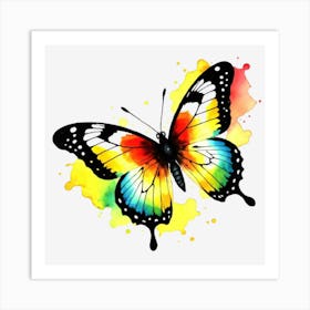 Colorful Butterfly 153 Art Print