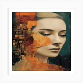 Abstract Of A Woman Art Print