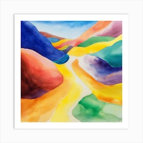 Mountain Landscape 5 Art Print