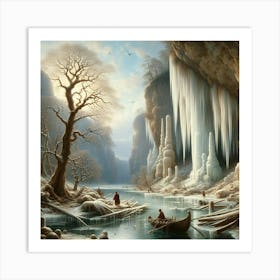 Ice Cave Art Print