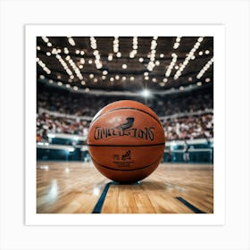 Basketball Court 30 Art Print