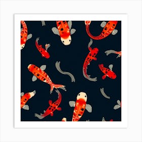 Koi Fish 105 Art Print