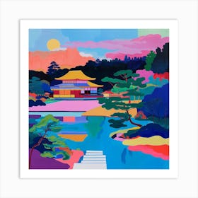 Colourful Gardens Katsura Imperial Villa Japan 2 Art Print