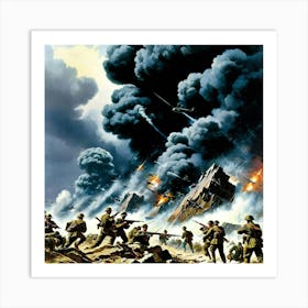 Battle Of The Bulge yuh Art Print