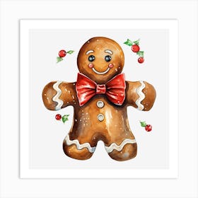 Gingerbread Man 3 Art Print