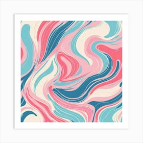 Abstract Swirls Art Print 1 Art Print