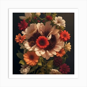 Flowers In A Vase Art Print