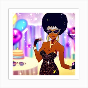 Afro-Futurism Art Print