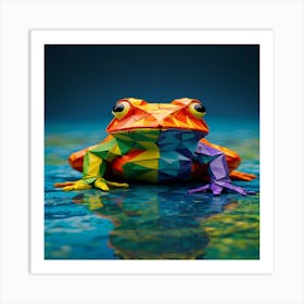 Rainbow Frog Art Print