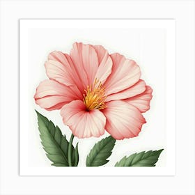 Pink Flower 16 Art Print