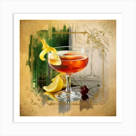 Tequila Cocktail 6 Art Print