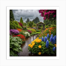 Scotland Garden Art Print