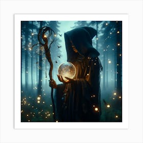 Witch In The Forest Art Print