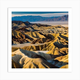 DEATH VALLEY SANDSCAPE Art Print