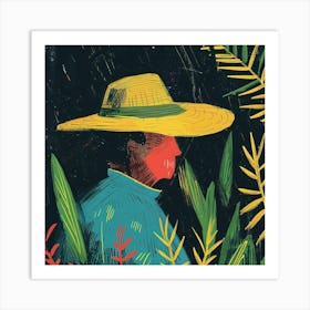 Man In A Hat Art Print