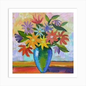 Vibrant Oil Painting 10 Art Print