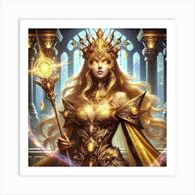 Queen Sorath Portrait 1 Art Print