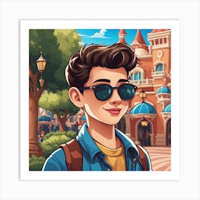 Disneyland Halaluya Art Print