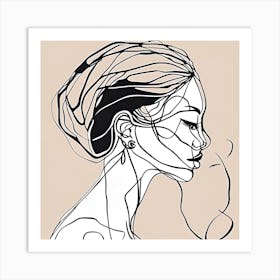 Portrait Of A Woman 1 Art Print