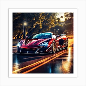 Mclaren 720s Wallpaper 8 Art Print