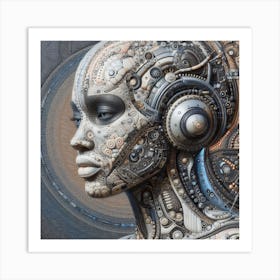 Cyborg Woman 5 Art Print