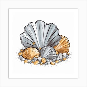 Sea Shells Art Print