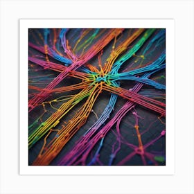 Neural Network 12 Art Print