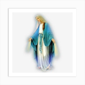 Mary, Blessed Mother Catholic Art Print