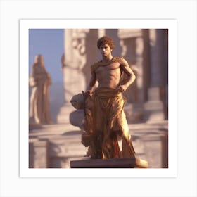 Statue Of Aphrodite 2 Art Print