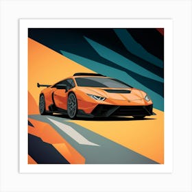 Lamborghini Art Print