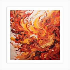 Vibrant Whirlwind Art Print