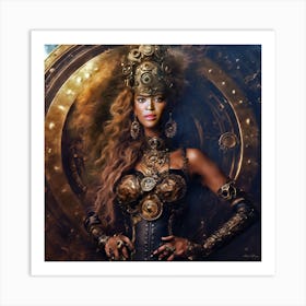 Beyonce Steampunk Art Print