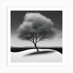 Lone Tree 3 Art Print