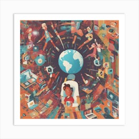 World Of Technology Art Print