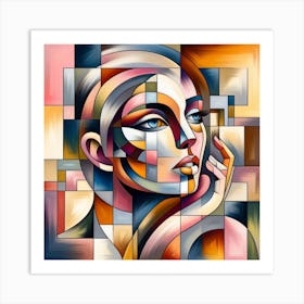 Abstract Of A Woman 11 Art Print