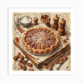 Pecan Pie Art Print