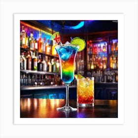 Rainbow Bar Art Print