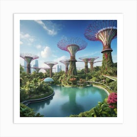 Gardens By The Bay Art Print