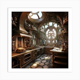 Fantasy Kitchen Art Print