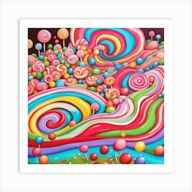 Lollipops Art Print