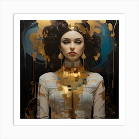 'Golden Girl' 1 Art Print